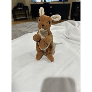 TY Beanie Baby Rare Retired 1st Original Mint Condition 1996 "Pouch" Kangaroo